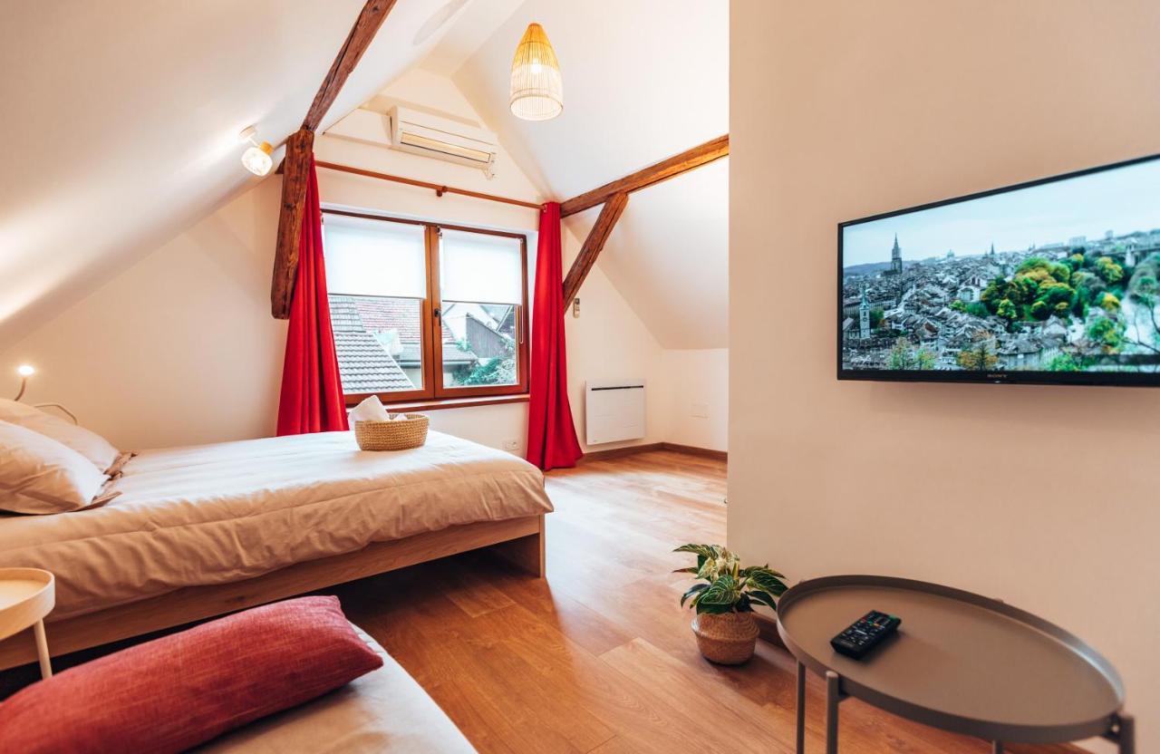 Aux Cerfs Des Vignes - L'Annexe Villa Scherwiller ภายนอก รูปภาพ